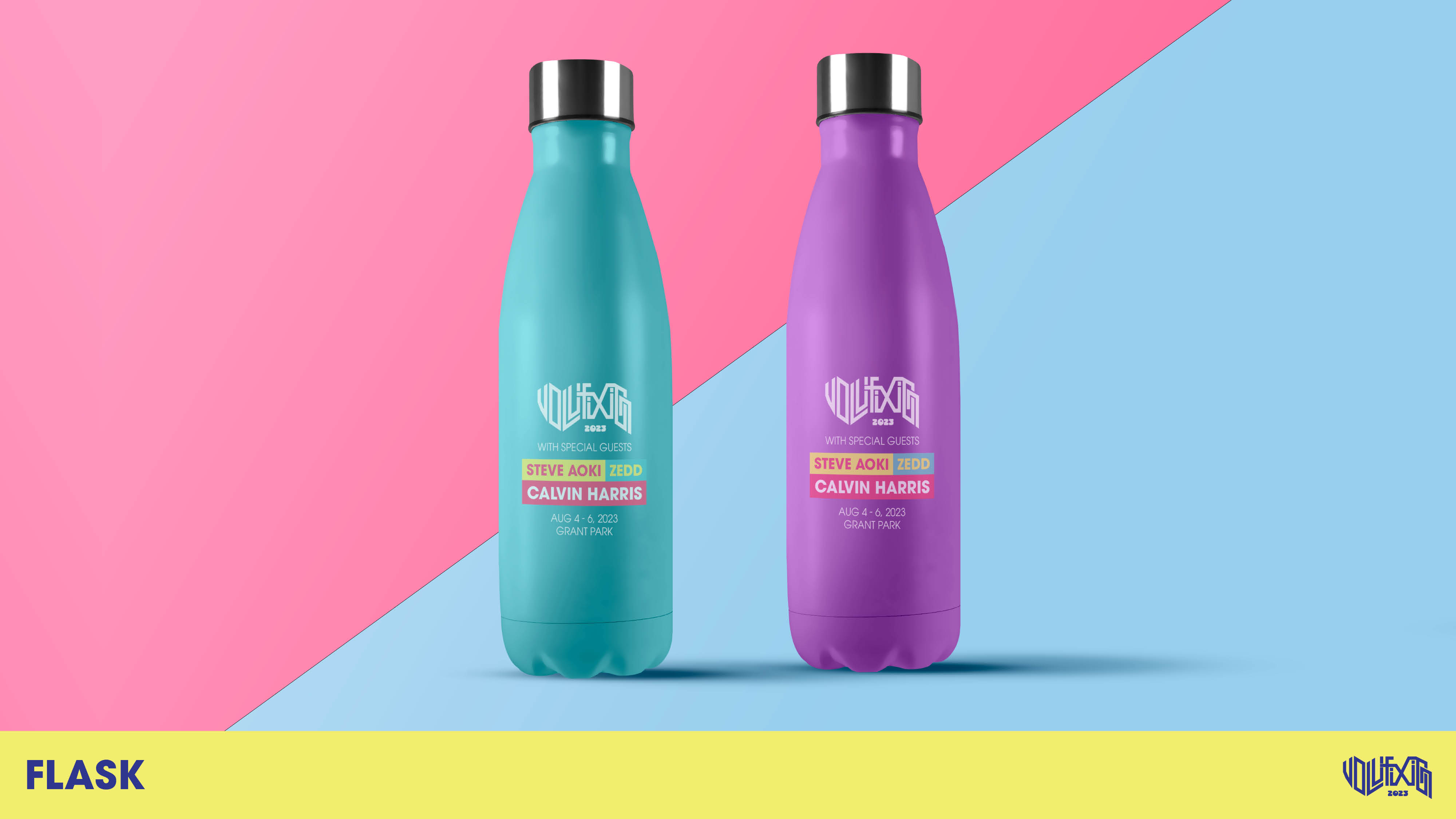 Volufixion branded flask